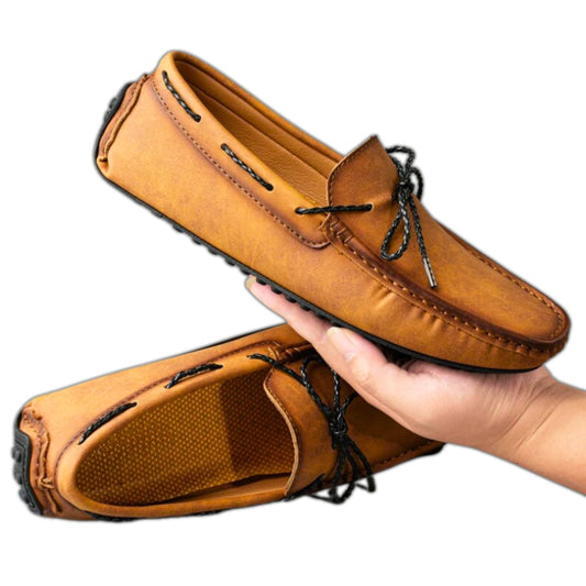 Breathable Leather Loafers - ASCENDÉ PARIS